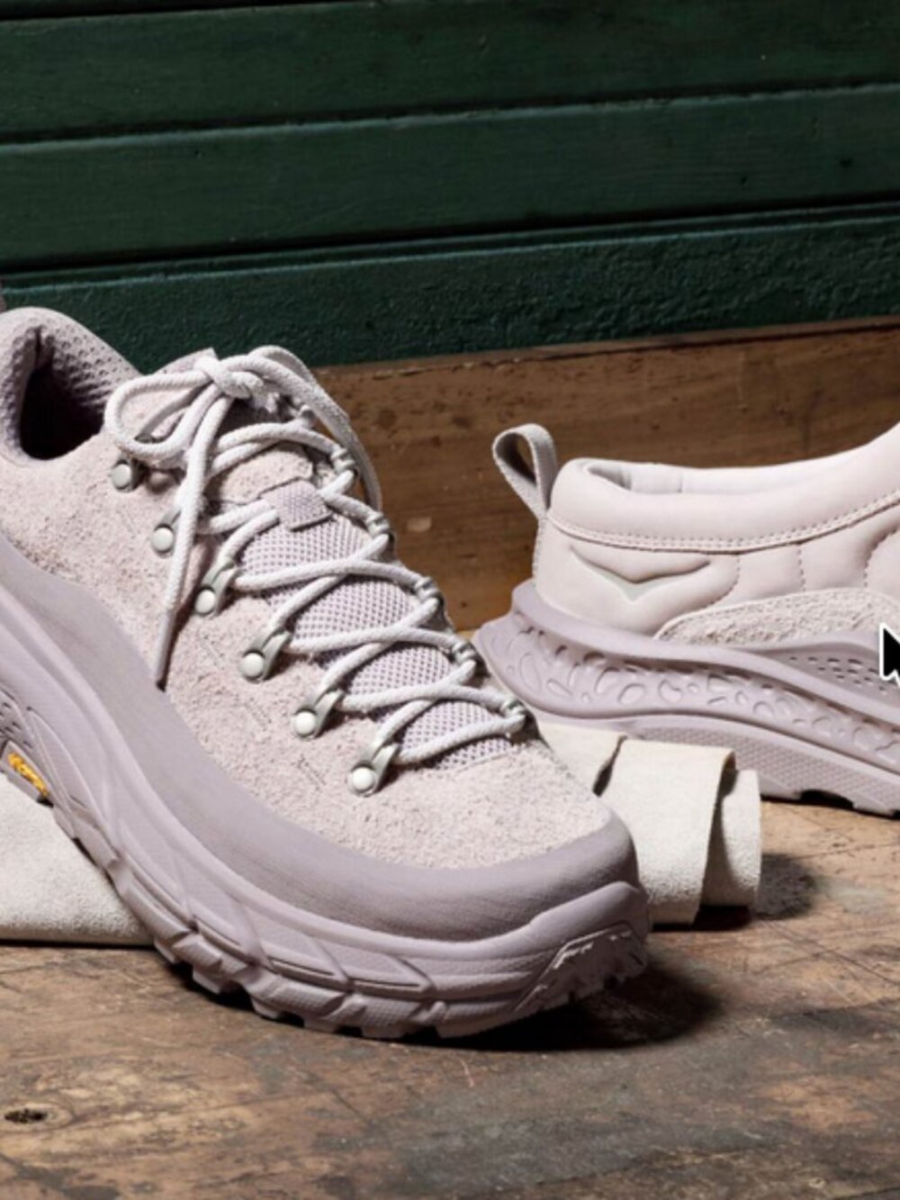 Used HOKA Elite Terrain System Tor Summit purple lavender hiking work womens 7 - Picture 1 of 2